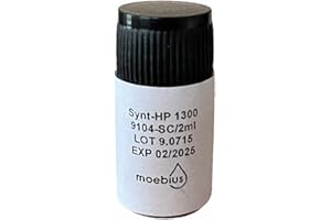 BUZZUFY Moebius 9104 SC 1300 Syntetyczny HP Oil mechaniczne zegarki 2 ml kolor czerwony