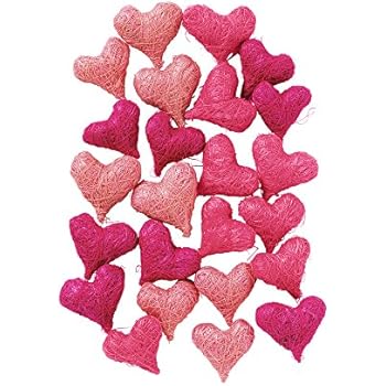 220 Stk Holzherzen 1,5cm rosa altrosa Naturdeko Hochzeit Tischschmuck ...