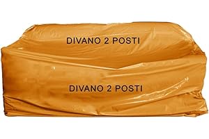 Simba Paper Design 1 Sacco copridivano Nylon 2 posti x trasloco/conservare Mis. cm 175 x 320