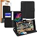 Produktbild ORZLY® Razer Phone Schutzhülle, Multi-Functional Wallet Stand Case für Das Razer Smartphone (2017 Android Modell) - SCHUTZHÜLLE mit integrierte Brieftasche + Stand mit Magnetischen Deckel - Schwarz