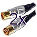 Produktbild Generic qy-uk4-16 feb-20-431 * 1 * * 2401 * * führen Gold OFC K] HQ R HQ RF Antenne [2 Pack [2 Pack] L Verlängerungskabel 2 m Sion 2 m Stecker auf Buchse Stecker Verlängerung 2 m