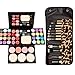 TimeSong Professional Cosmetic Makeup Palette Set Kit (Include: Eyeshadow & Blusher & Face Powder & Lip Gloss) + Makeup Brushes Set (12pcs Wood Brushes)