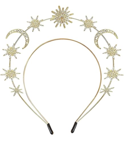 Fasce per capelli con strass per ragazze cerchio, accessori per capelli da donna, larghe, in cristallo, copricapo rosso