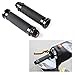 Produktbild Universal 7/8" 22mm Paar Motorrad Lenkergriffe Lenker Griffe Aluminium Gummi Handgriff (Schwarz)