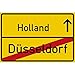 Produktbild vanva Düsseldorf Ortsschild Holland Party Schild Urlaub Zubehör Dekoration Gadget Freund Freundin Geschenkidee Deko Reisebüro Männer und Frauen Geschenke Party Deko Fotobox Requisite