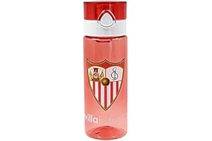 CYPBRANDS Sevilla Fútbol Club, Botella de Agua de Metal, Producto Oficial del Sevilla Fútbol Club, Capacidad 550 ml (CyP Brands)
