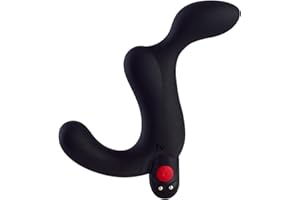 FUN FACTORY Analvibrator DUKE (Schwarz) – Prostatavibrator für Männer MADE IN GERMANY, Analplug mit Massage Bullet aus 100% m