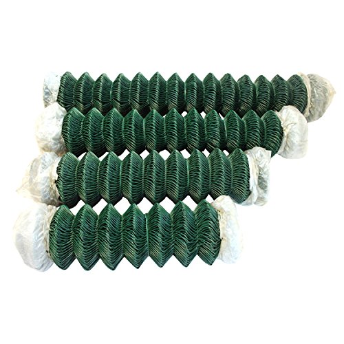 TOP MULTI Maschendrahtzaun Viereck-Geflecht Drahtzaun grün – versandkostenfrei (D) (100cm H x 15m L) - 2