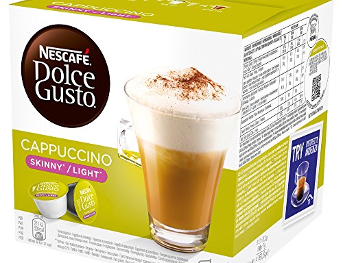 Nescafé Dolce Gusto Skinny Cappuccino,  Pack of 3 (Total 48 Capsules, 24 Servings)