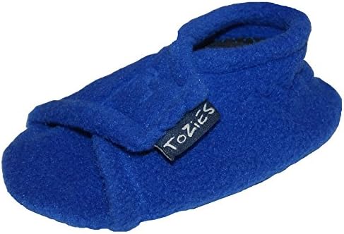 Baby Toddler Boys Girls Soft Flexible Slippers Play Shoes Non Slip Soles Royal Blue