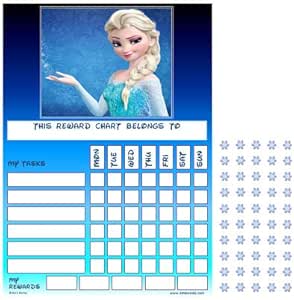 Disney Frozen Elsa Childrens Good Behaviour Reward Task ...