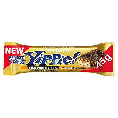 Preisvergleich Produktbild Weider Yippie! Bar 45g 1 Riegel Erdnuss-Karamell
