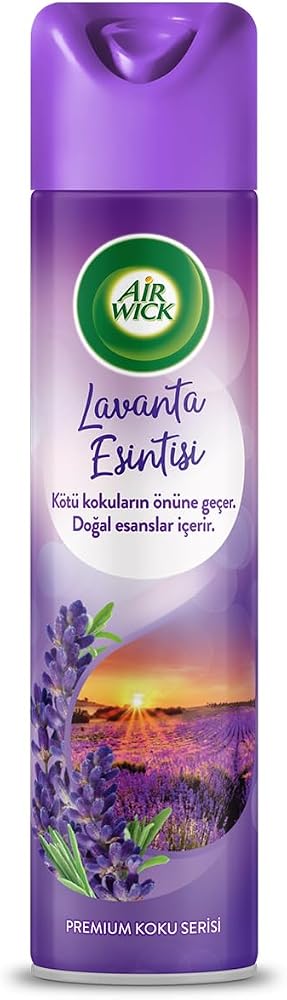 Air Wick Aerosol Premium Koku Serisi Lavanta Esintisi Sprey Oda Kokusu (1 300 mL)