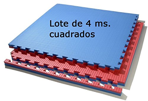 Grupo Contact Lote 4 MTS. Suelo Tatami (Rojo/Azul) de 2 cmts.