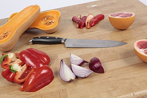 Kochmesser – extra scharf – 20 cm – rostfreier Spezialstahl – Spülmaschinen geeignet – 5 Jahre Garantie – Precision Kitchenware - 6