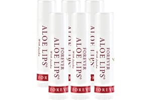 Forever Living Products Aloe Lips, Chapstick, Läppbalsam, Mycket helande. (förpackning med 6)