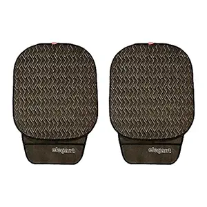 Elegant Caper CoolPad Car Seat Cushion Black and Grey For Maruti Suzuki Vitara Brezza (Set of 2)