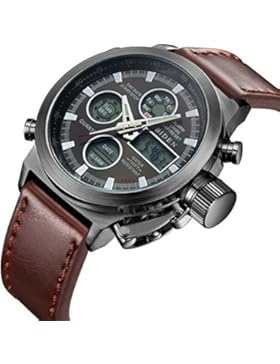 Herren Großes Gesicht Militär Digital Sportuhr Männer Wasserdicht Alarm LED Digital Uhr mit Stoppuhr Männlich...