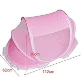 MagiDeal Faltbare Baby Kinder Moskitonetz Netz Insektenschutz im Sommer für 0-2 Jahr Baby – Rosa - 9