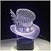 Produktbild Nachtlicht 3D Farbverlauf Magie Hut Schreibtisch Tischlampe Bunte Led Kappe Nachtlicht Usb Kinder Schlaf Schlafzimmer Nacht Dekor Leuchten