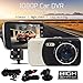 Price comparison product image 1080P Car HD DVR Dual Lens Camera Video Recorder G-sensor Rearview Dash Cam