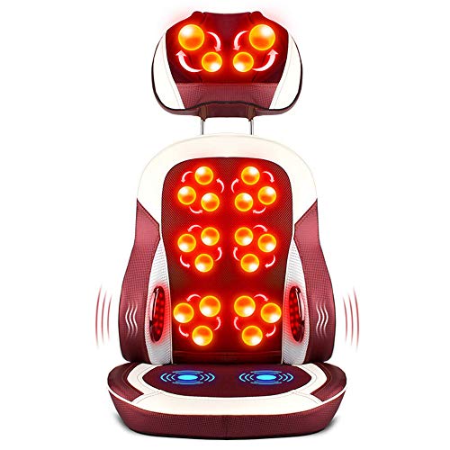 Preisvergleich Produktbild Rückenmassagestuhlkissen Entspannen Sie Ihre Vollen Rückenmuskeln Mit Rollenden Vibrationen Für Eine Tiefe Muskelentlastung Im Büro Zu Hause