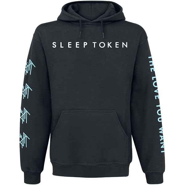 Rock Off T-Shirt Ufficiale Sleep Token – Rain Band Logo, Vestibilità Aderente, Stampa Di Alta Qualità