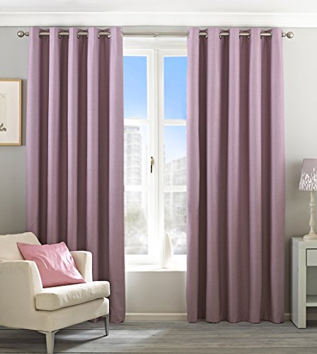 Paoletti Two Curtain Panels Polyester Mauve 90 X 90 229 X 229 Cm Buy Online In Bahamas At Bahamas Desertcart Com Productid 62059679