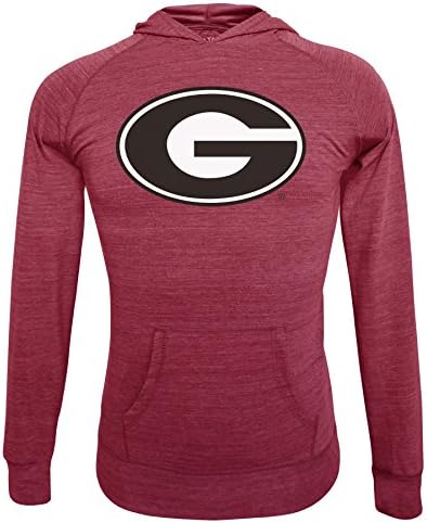 NCAA Georgia Bulldogs Men's P-Streaky Hoodie, Red, XX Large