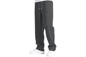 GLÜCKSVOGEL Baggy Jogginghose Jungen Kinder Jogger Hose Weites Bein Freizeithose Baumwolle Cargohose Jogginghose mit Gummizug Lässig Sport Sweathose Trainingshosen Lockere Elastischer Teenager Sweatpants Lange
