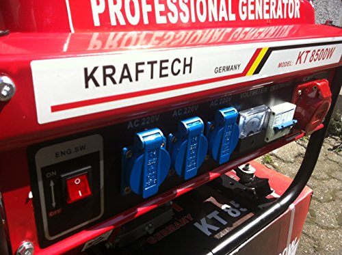 Stromgenerator 6000W Stromerzeuger, Notstromaggregat, Aggregat, Stromaggregat 6,5 PS / 4-Takt / 12, 220, 380V / Luft gekühlt - 3