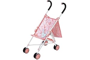 Zapf Creation- Baby Annabell Active Poussette Poupée de 43cm Mains, Jeu créatif Suscite l'Empathie & Améliore Les Aptitudes Sociales. pour Les Petits de 3 Ans et + -Sac Filet Inclus, 703922