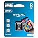 Produktbild Good Ram Speicherkarte MicroCARD microSDHC Karte 8GB Speicher Class 4 mit Adapter