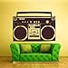 Produktbild Wall Decal Vinyl Sticker Decals Boombox Stereo Tape Audio Retro (Z1311) by StickersForLife