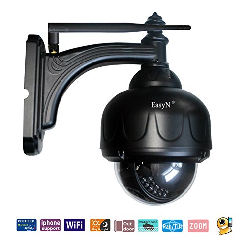 Preisvergleich Produktbild Easyn Wasserdicht PTZ Wifi IP-Überwachungskamera CCTV-Überwachungskamera mit dem dreifachen Optik Zoom 3 Digital Zoom IR-Nachtsicht