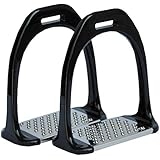 AMKA Aluminium Steigbügel 12 cm Aluminiumsteigbügel Farbe: blau | Steigbügel Alu extra leicht |Aluminium Stirrups PAIR