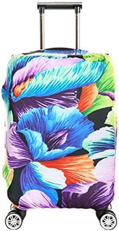Dometool Travel Luggage Cover Suitcase Protective Bag Polyester/Spandex Stretch Fabric Cover Fits 25"-28"luggage