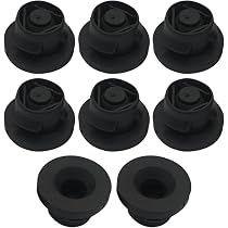 Silent Blocs Filtre à Air 1422A3 - Lot De 4 En Caoutchouc, Compatible Peugeot, Citroën, Ford Focus 1.6 HDI, Réduction Vibrations