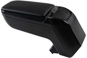 Rati Armster2 bracciolo centrale adatto a RENAULT CLIO 2019- [nero]I con vano portaoggetti I che si adatta perfettamente alla console centrale