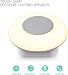 Produktbild LUJII LED Notebook Wireless Bluetooth Speaker, mit Smart Touch bunt Lampe dimmbar für Nacht Licht Farbwechsel. Speakerphone Hands-Free, TF Card Slot, TF Card maximal AUX Input Musik-Player, Radio FM, SOS Licht.