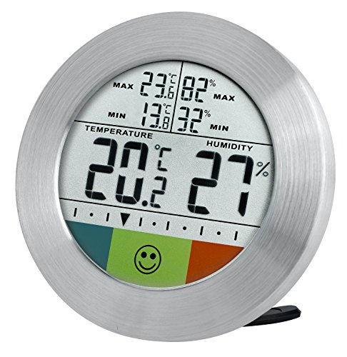 Bresser Thermo-/Hygrometer, silber