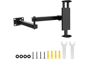 ZIGefofo Soporte de Pared iPad Tablet Brazo Largo Ajustable 360° Soporte de Pared para Tablet para de All 4 a 13 Pulgadas iPhone Switch Soporte Pared Tablet Metal para Cocina Baño Dormitorio Gimnasio