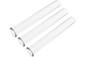 Baoblaze 3 Stück Reagenzgläser Glas, Borosilikatglas Rundboden Reagenzglas, Reagenzgläser Cocktail Bar, Round Bottom PP Test Tube, Test Tubes Borosilikatglas Rundboden Reagenzgläser, Transparent 15cm