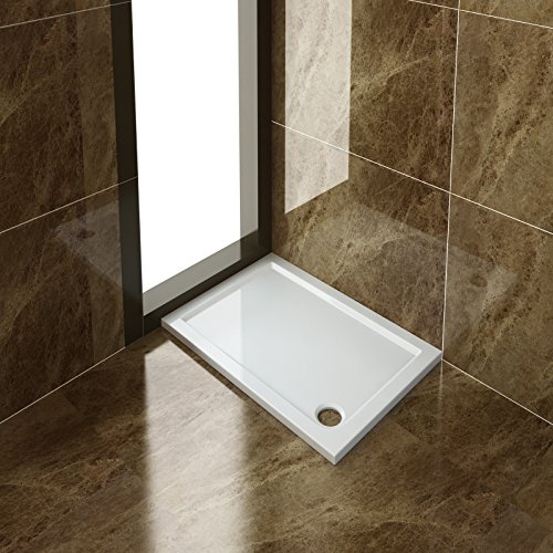 Preisvergleich Produktbild 100*70 Duschwanne Duschtasse Eckig Kunststein für Duschkabine Dusche Rechteck