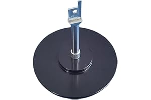 EBIEFLY DIY Saw Machines Sawzall Adapter Cup Attachments Connector UVC Fit for Reciprocating Saws M Adapter Tools Aluminium Smooth Surface 10cm/4.0in (Black)