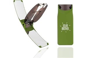 ‎SOLAR BROTHER SOLAR Brother - Suncase Gear Solar-Feuerzeug Einzigartige Bi-Energie-Schutzhülle: Sofortige Solarzündung - wasserfest & windfest -