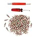 Produktbild Uzinb 102pcs / Set-Auto-LKW-Ersatzreifenreifenventilschaft Kern Dual-Single Head-Ventileinsatz-Remover Reifen-Werkzeug-Satz-Reparatur