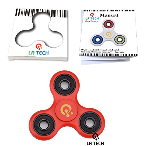 Fidget Spinner Toy Stress Reducer Perfect For ADD ADHD Anxiety and Autism Adult Children (Red) Fidget Spinner Toy Stress Reducer Perfect For ADD ADHD Anxiety and Autism Adult Children (Red)