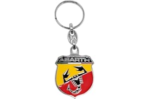 Abarth 21762 Porte-clé Officiel Metal Shield