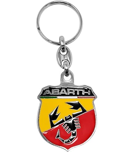 Abarth Schlüsselanhänger Personalisiert - Für 595, 500 & 124 Modelle